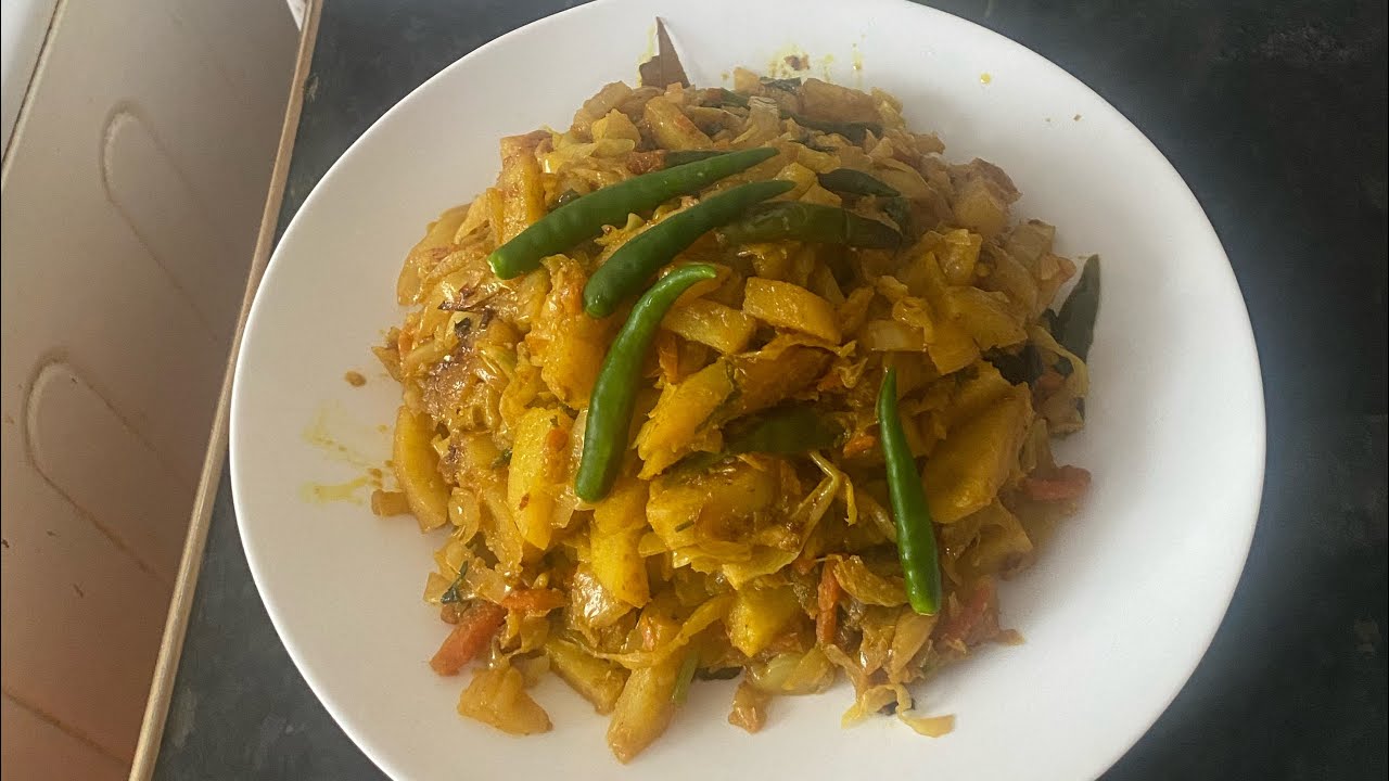 পাতাকপি ভাজি বাঁধাকপি ভাজি রেসিপি#Cabbage #fry#recipe 