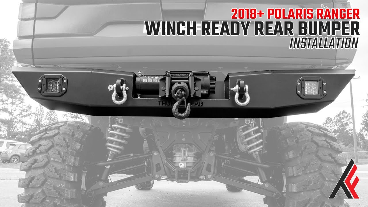 Задний бампер Polaris Ranger с возможностью установки лебедки