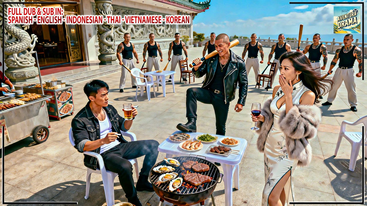 Dios De La Guerra Retirado Cena Con Su Esposa, Matones Rompen Mesa Y Él Les Rompe Las Piernas