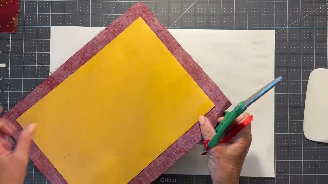 Fabric Covered Manilla Envelope Junk Journal Cover