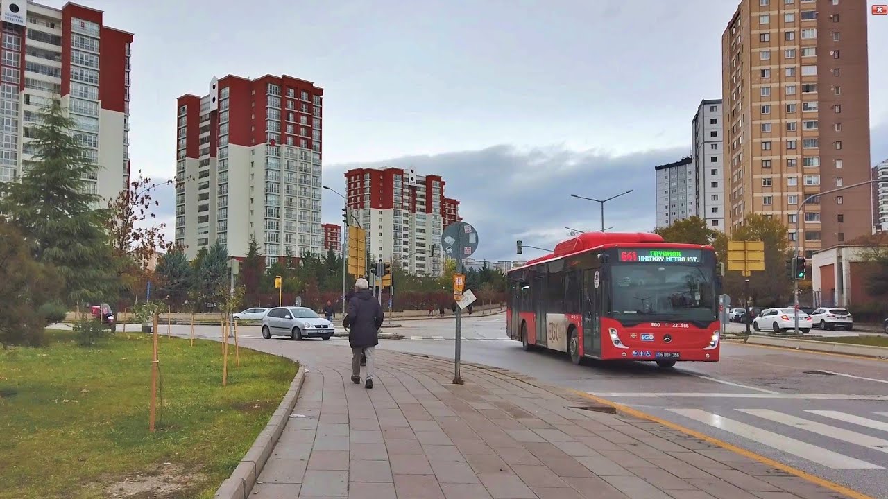 Осенняя прогулка в Анкаре, Турция 🍁 | Пешеходная экскурсия по Эрьяманскому району