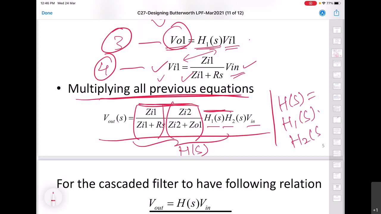 CMOS Analog Integrated Circuits - Lecture 27a: Designing Butterworth LPFs - Part1