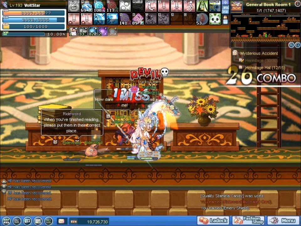 OGP La Tale:  Lv. 193 Blade Slinger / Judgement Gameplay @ Velfa Library