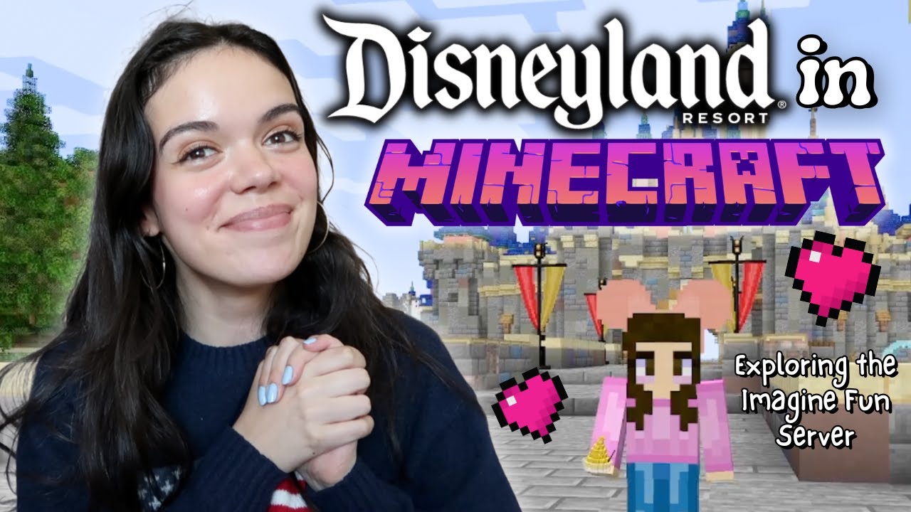 Disneyland in Minecraft?! Exploring the Imagine Fun Server | Isis Lisette