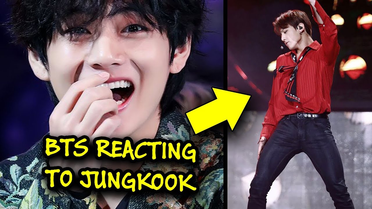 BTS reacting to JUNGKOOK