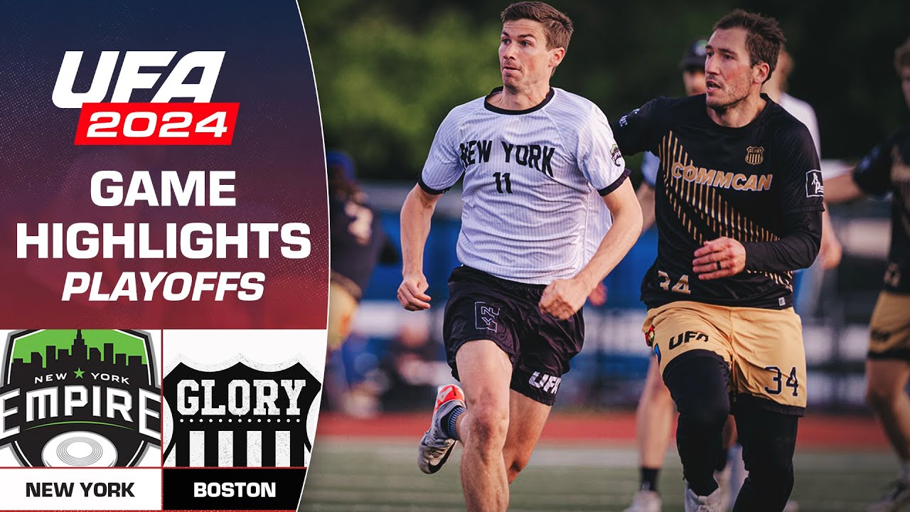 PLAYOFFS: New York Empire at Boston Glory | FULL GAME HIGHLIGHTS | July 27, 2024
