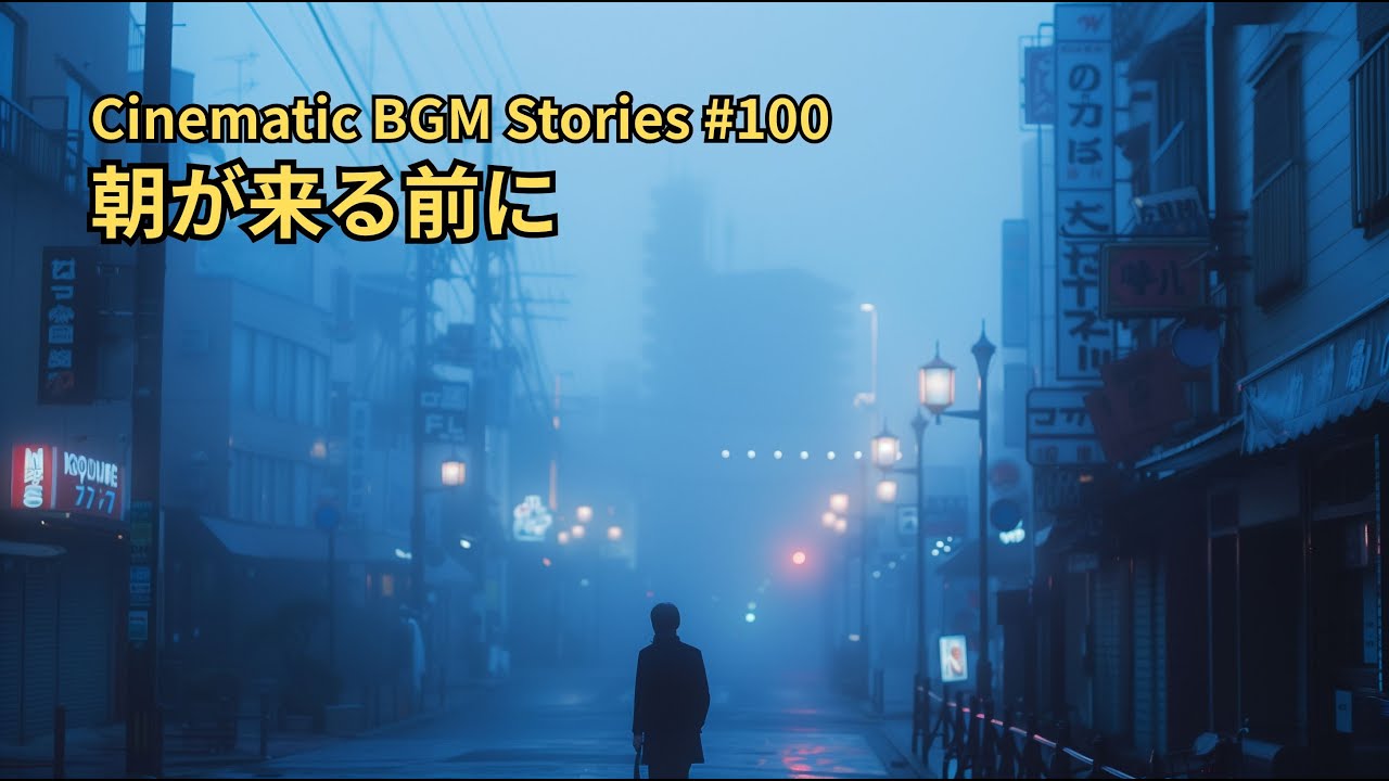 Cinematic BGM Stories #100｜朝が来る前に｜夜明け前の静けさと余韻に浸るBGM