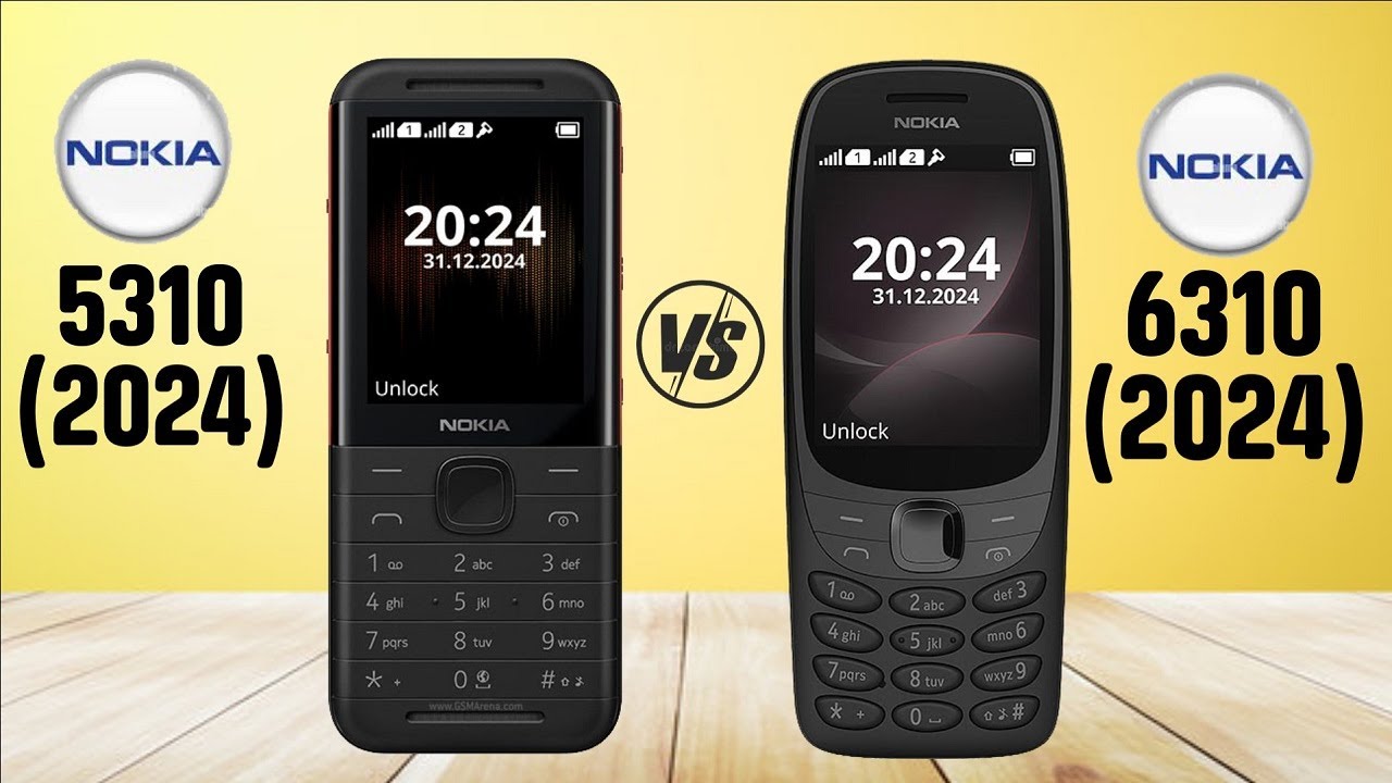 Nokia 5310 (2024) Vs Nokia 6310 (2024) Button Mobile