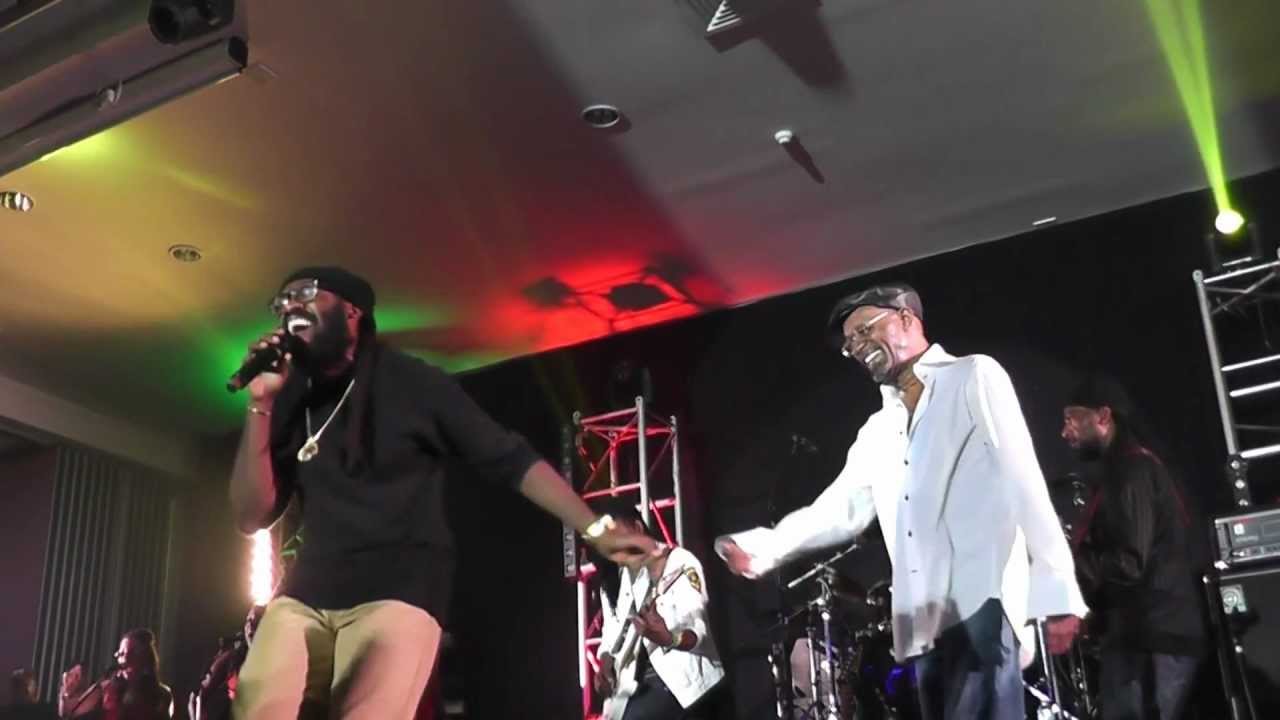 BERES HAMMOND, TARRUS RILEY, ROMAIN VIRGO in finale of Concert at Bingley Hall, Birmingham