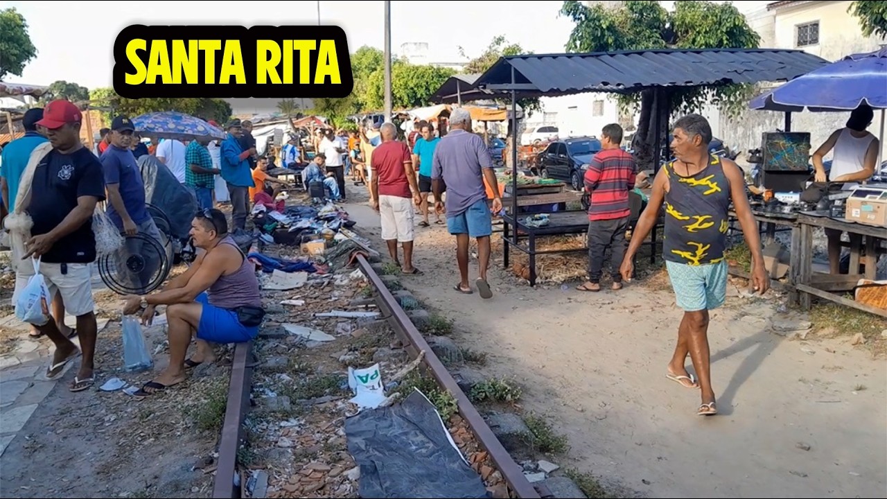 FEIRA DO ROLO QUE VENDE DE TUDO EM SANTA RITA NA PARAÍBA