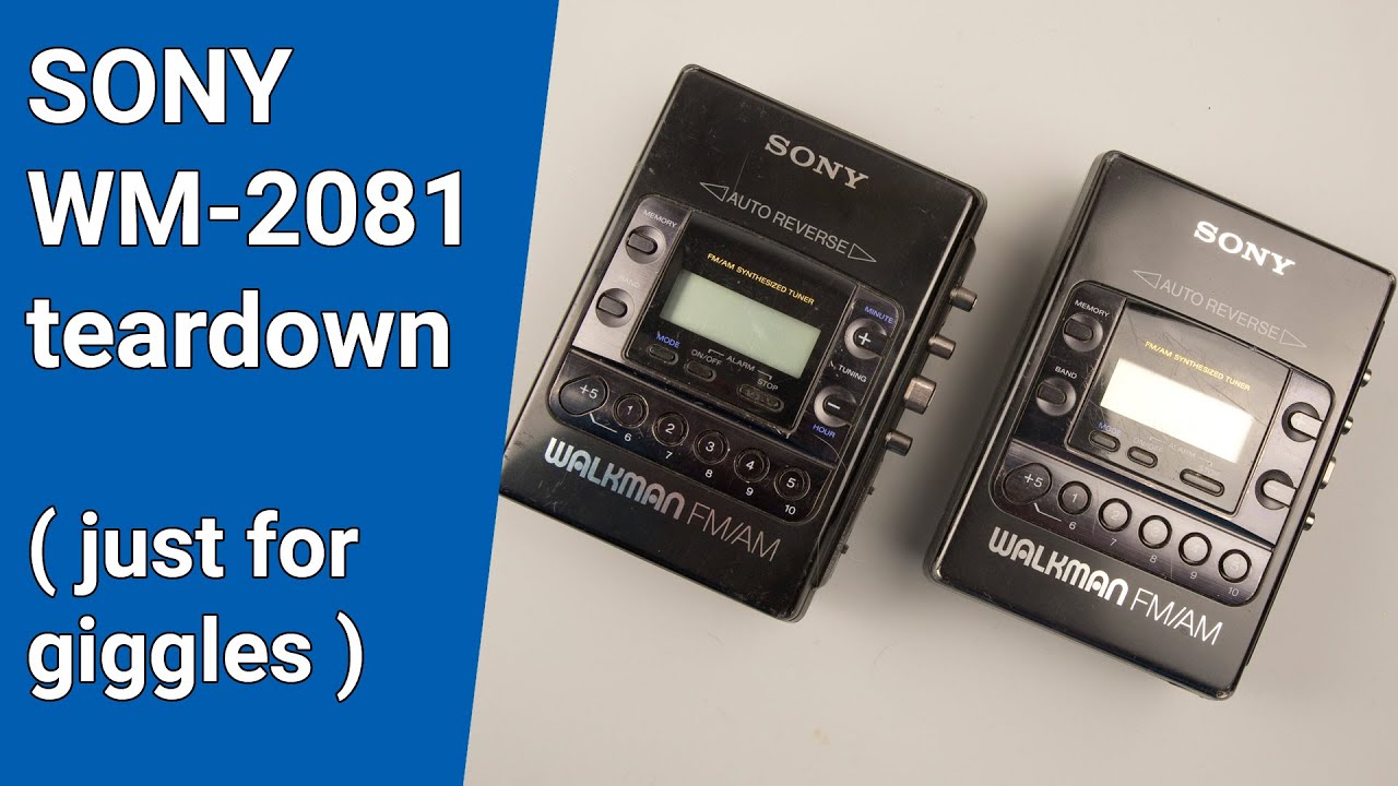 Sony WM-F2081 Teardown