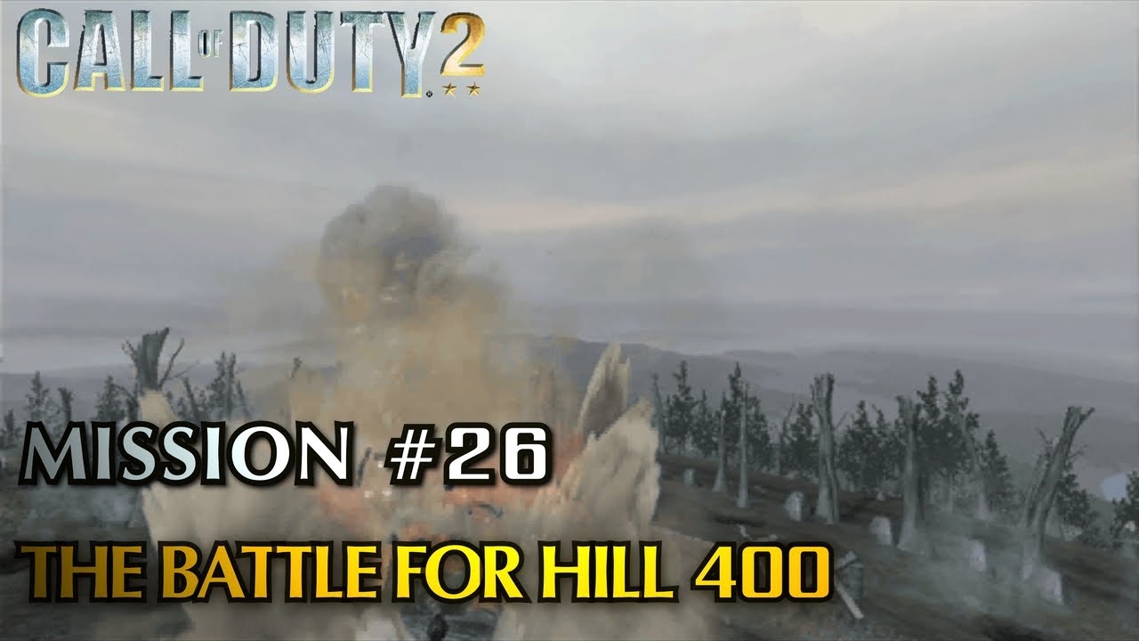 Call of Duty 2 - Mission #26 - The Battle For Hill 400 (American Campaign) (Veteran)