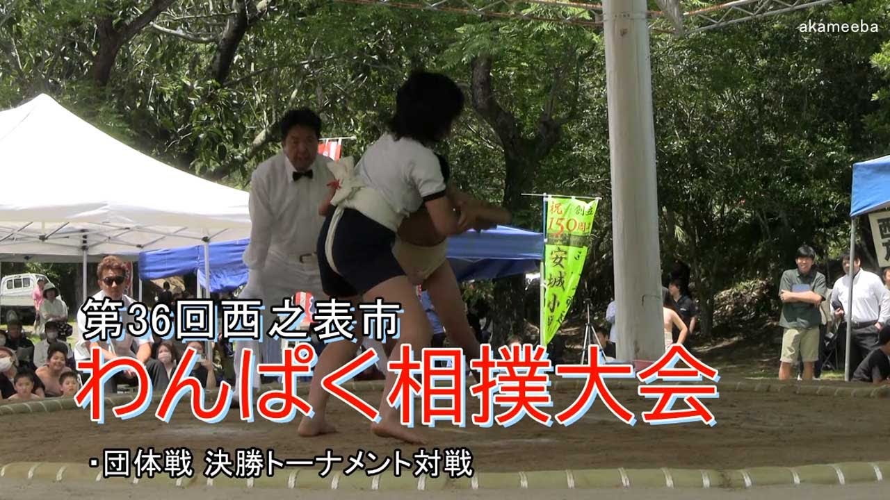 種子島のイベント：第36回西之表市わんぱく相撲大会 団体戦決勝トーナメント対戦ダイジェスト