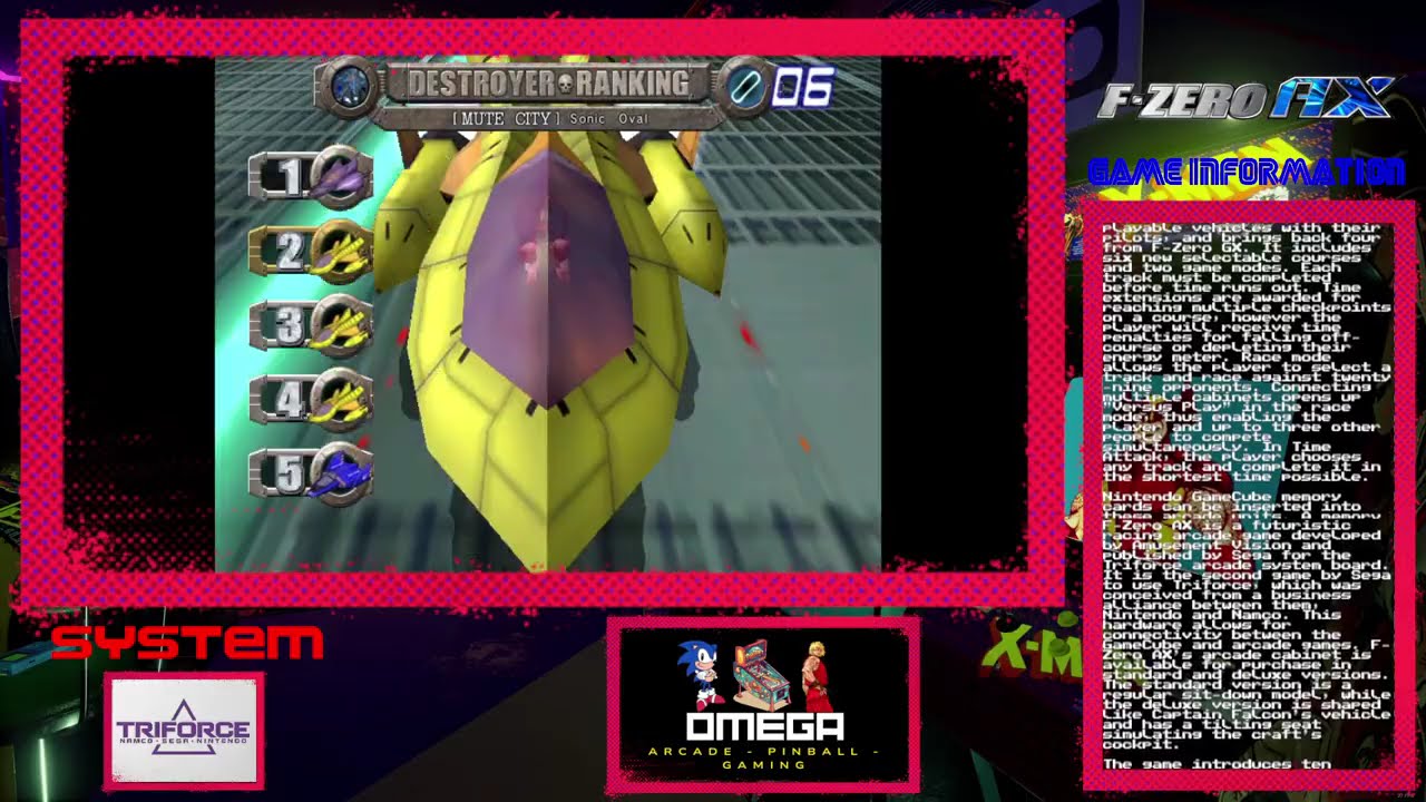 F-Zero AX Monster Ride - Sega Triforce (Dolphin)