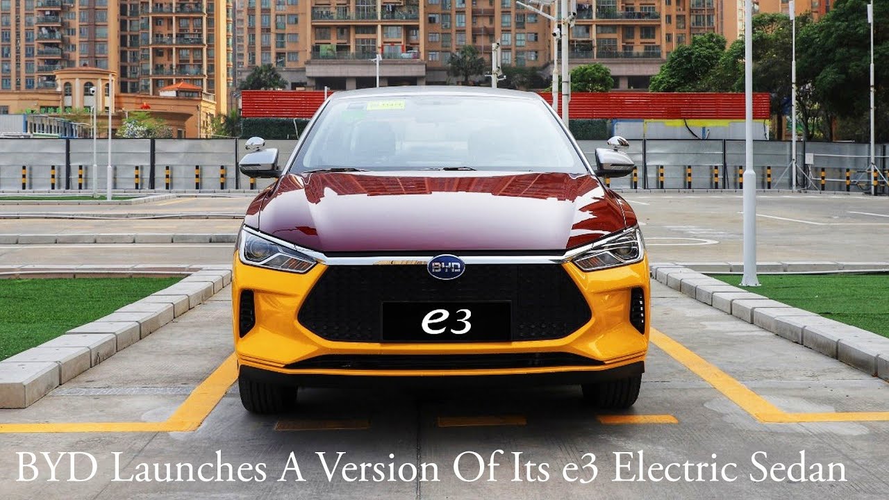 BYD Launches A Version Of Its - E3 Electric Sedan&nbsp;