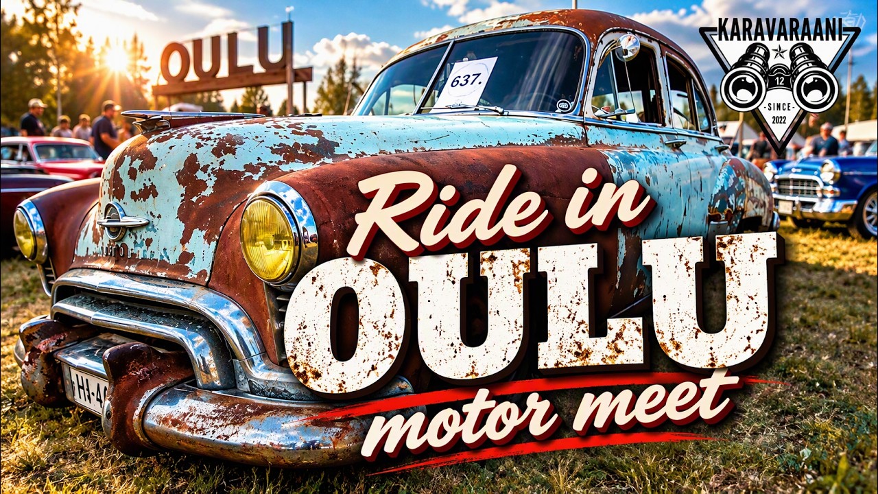 Ride in OULU motor meet 2025 Äimänrautiolla!