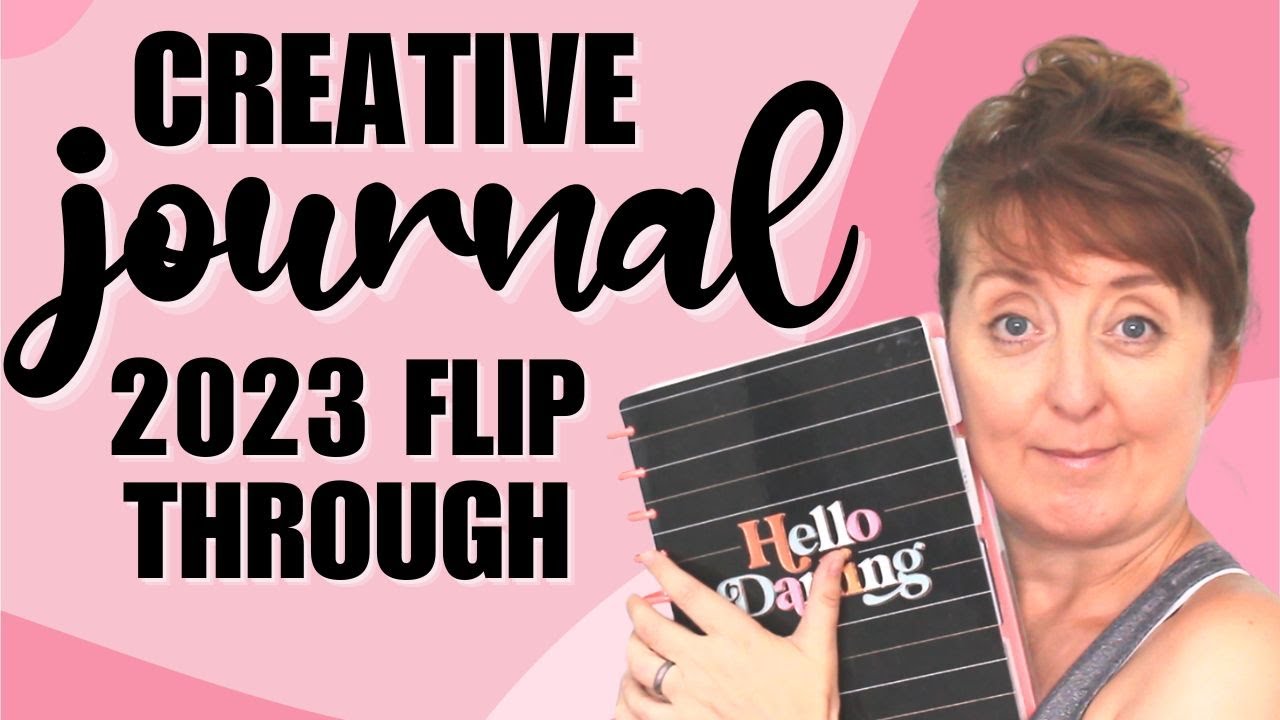 Creative Journal Flip Through 2023 - After the Pen in my Happy Planner Vertical Layout