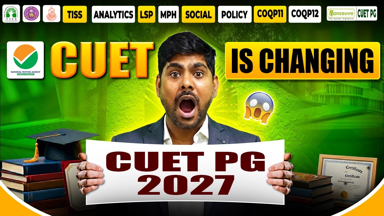 CUET PG 2027 Is Changing! 🚨 Complete CUET PG Syllabus Guide.
