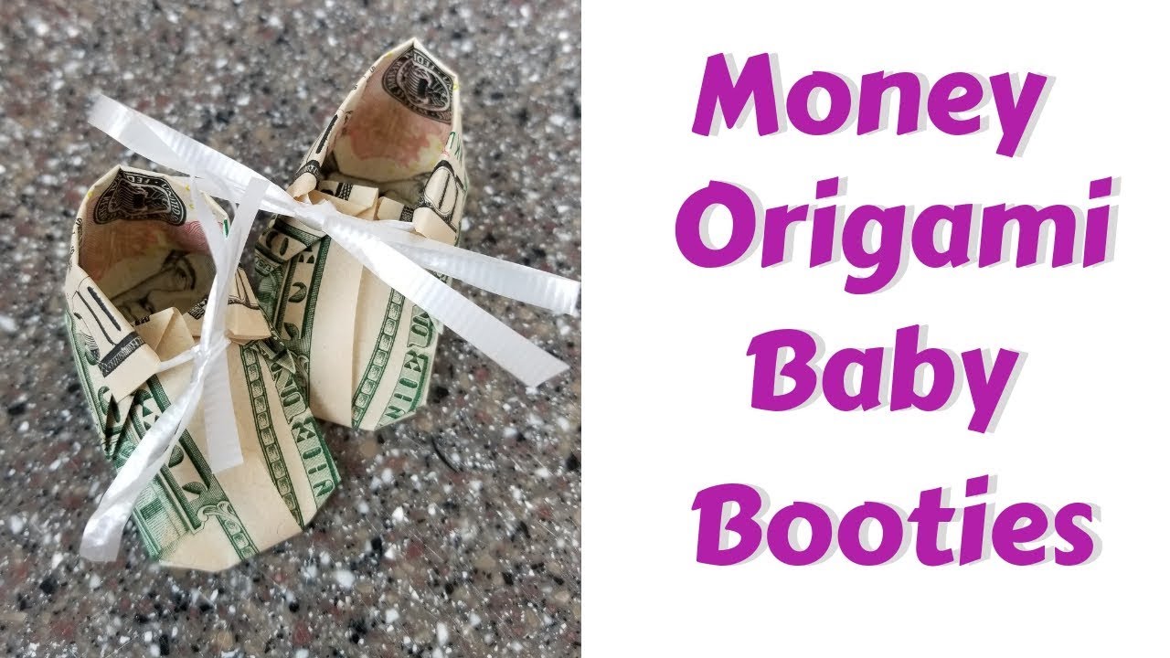 Money Origami Booties