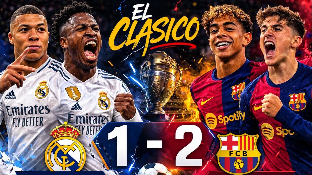 Barcelona’s Sweet Revenge vs Real Madrid | 2-1 Thriller 😍