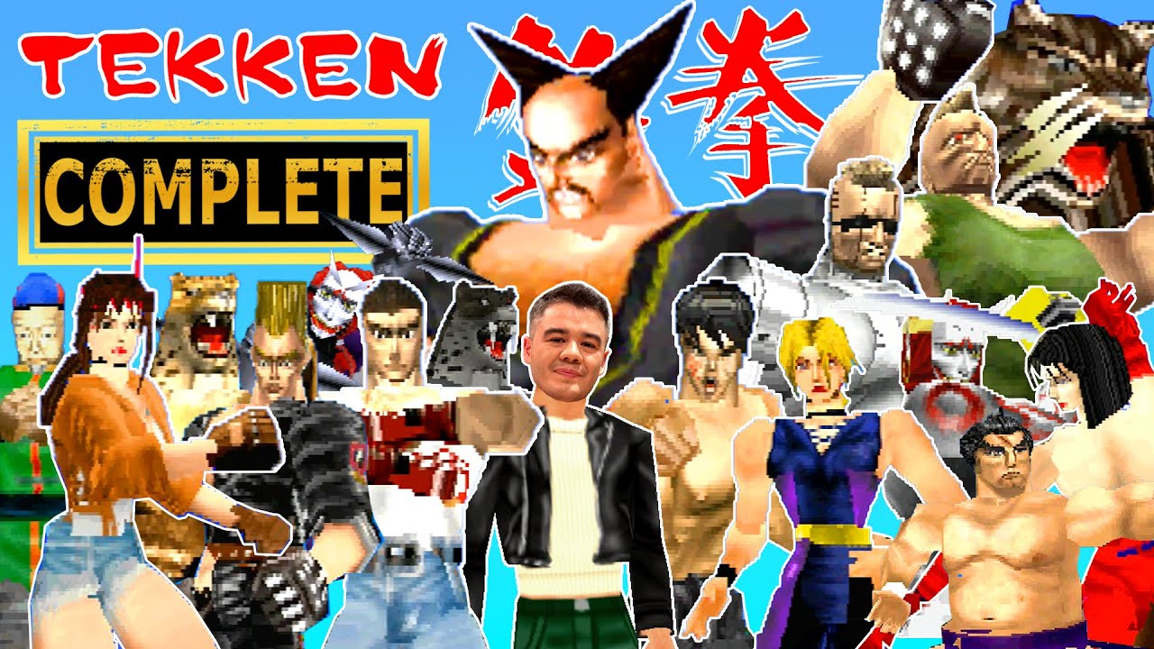 I finally unlock EVERY character in Tekken 1 (PAL Version) | Complete Let's Play Retro Fighting Game