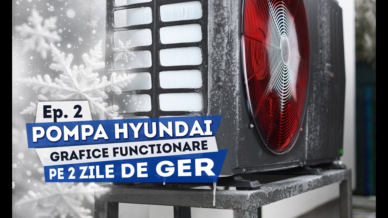 Pompa de căldură Hyundai PE GER NĂPRAZNIC! 🥶 Am ANALIZAT Graficele de Consum