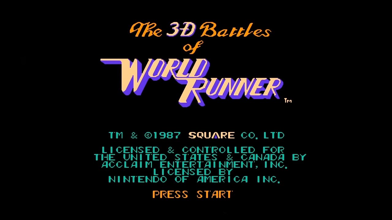 3-D WorldRunner - NES
