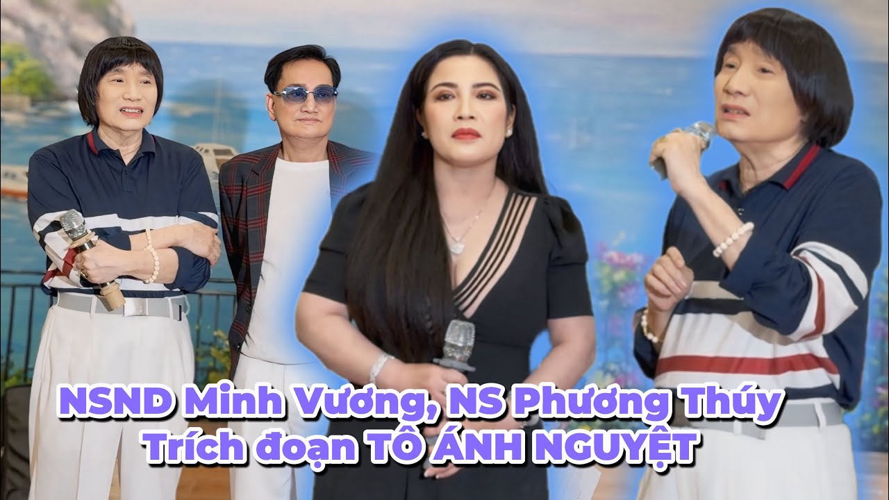 NSND Minh Vương và NS Phương Thúy hát lại trích đoạn kinh điển Tô Ánh Nguyệt trong tiệc tất niên