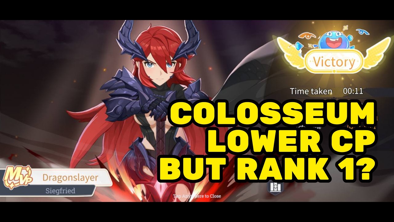 HOW I GOT RANK 1 IN COLOSSEUM EVEN WITH LOWER COMBAT POWER - DRAGON TRAVELER