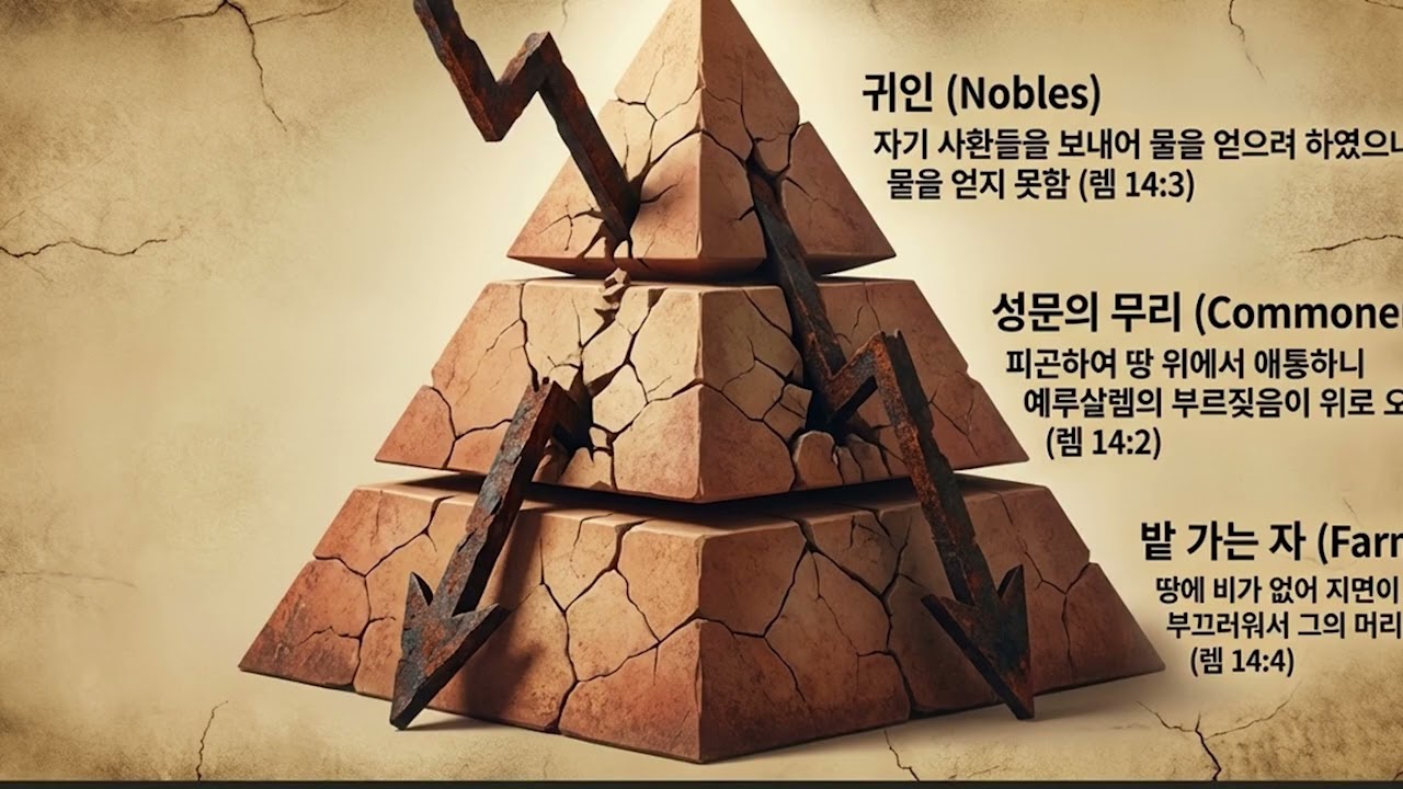 가뭄 - 렘 14:1~6