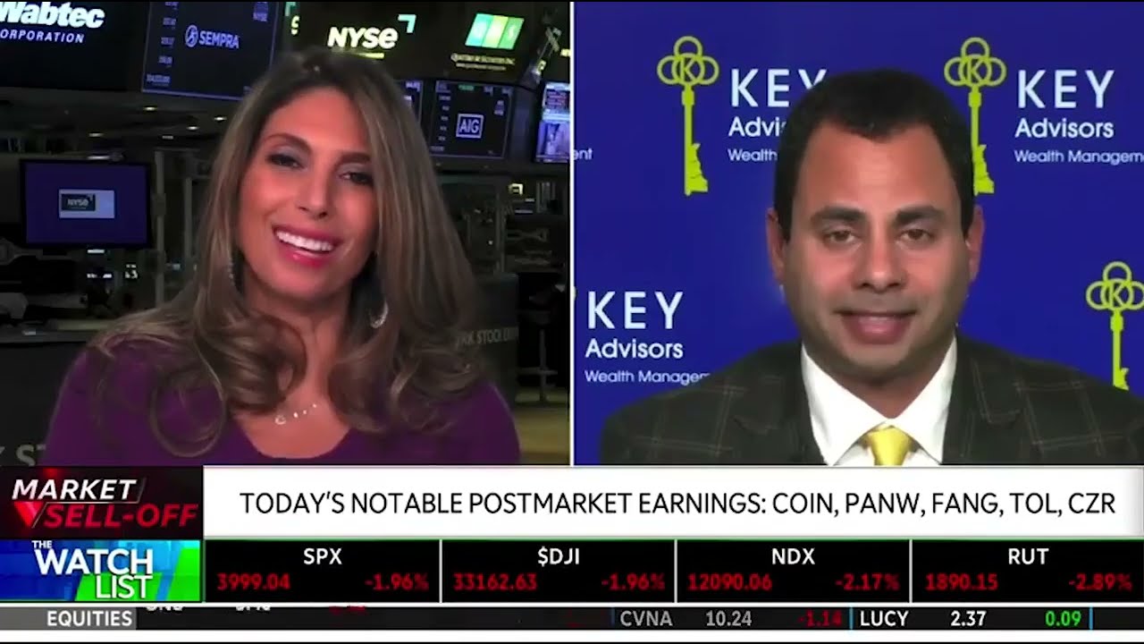 Eddie Ghabour on TD Ameritrade - The Watch List.  Markets Sell Off as Rates Continue to Rise