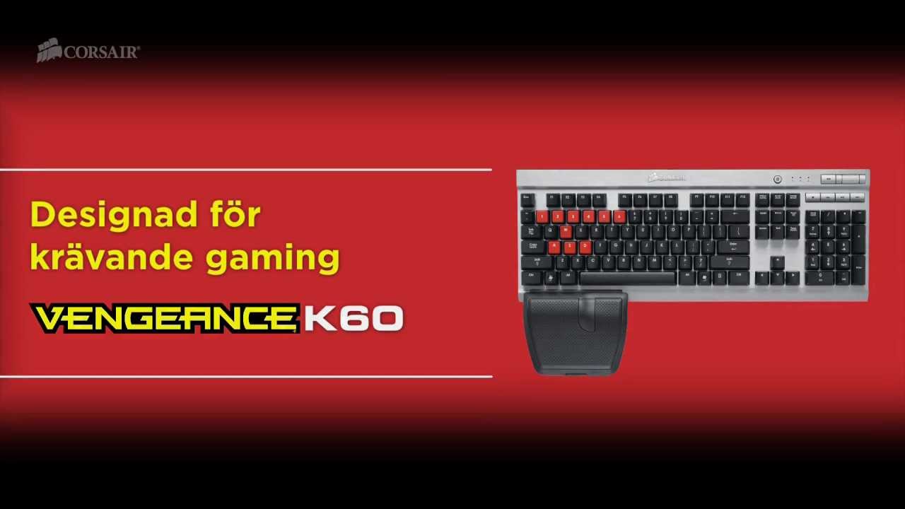 Corsair&reg; Vengeance&reg; K60 Prestanda FPS Mekaniskt Gaming Tangentbord