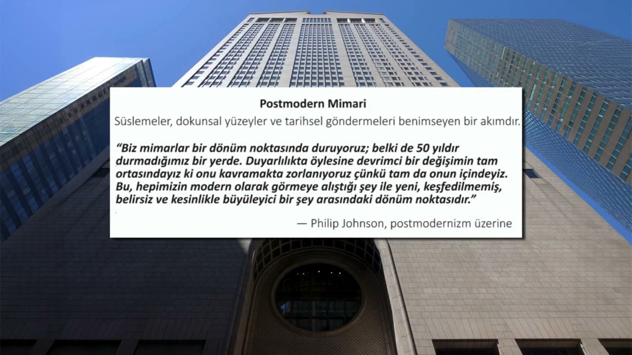Philip Johnson ve John Burgee’nin Tasarladığı AT&T Binası (Sanat Tarihi)