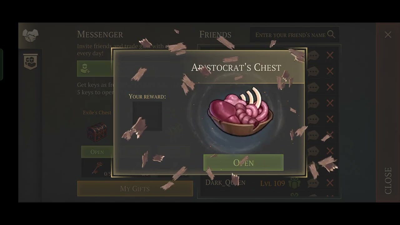 🔥🔥🤯🤯 Opening 40× Aristocrat's 🧰 Chest 🤯🤯🔥🔥 in Grim Soul Survival 😈😉