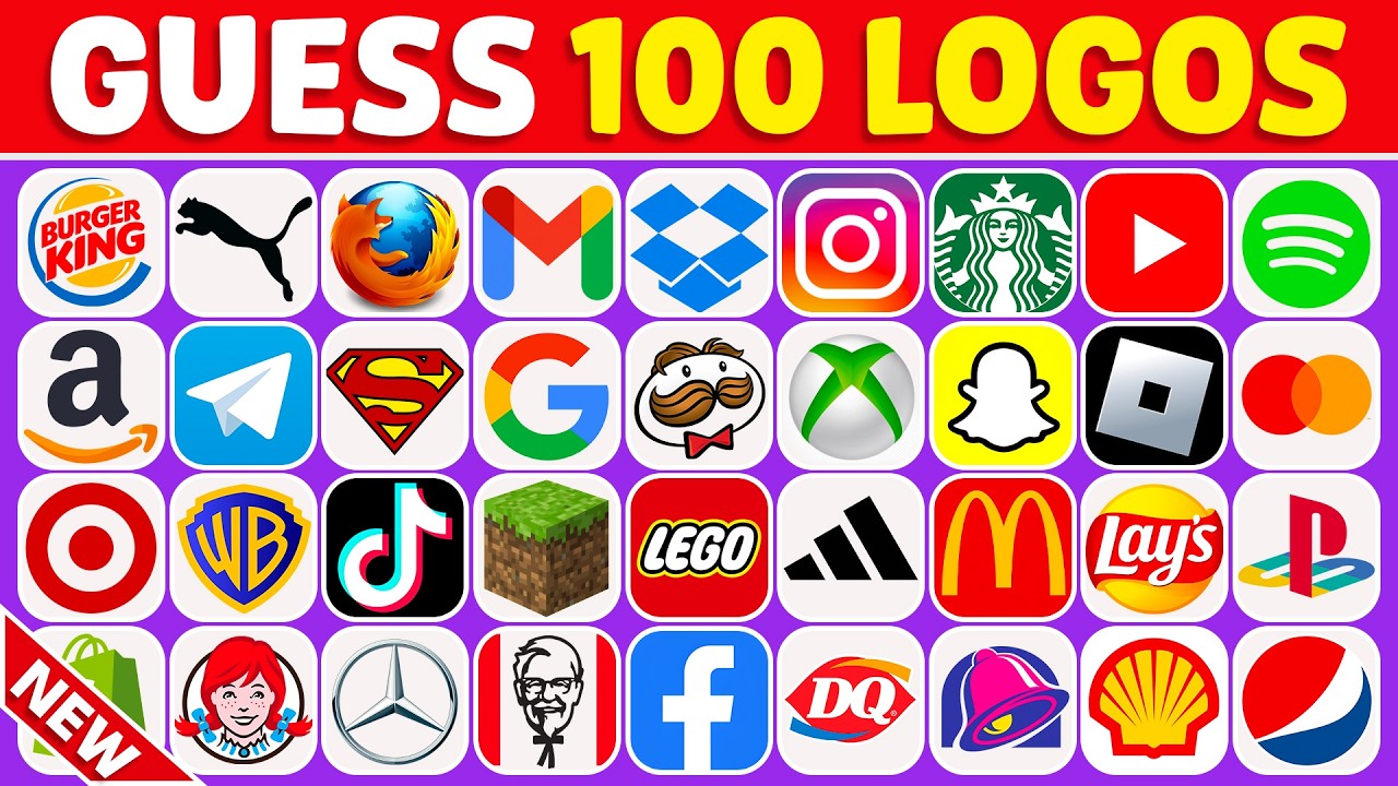 Guess the Logo in 3 Seconds | 100 Famous Logos | Logo Quiz 2026 | Piggy Quiz 09 #logo #games #quiz