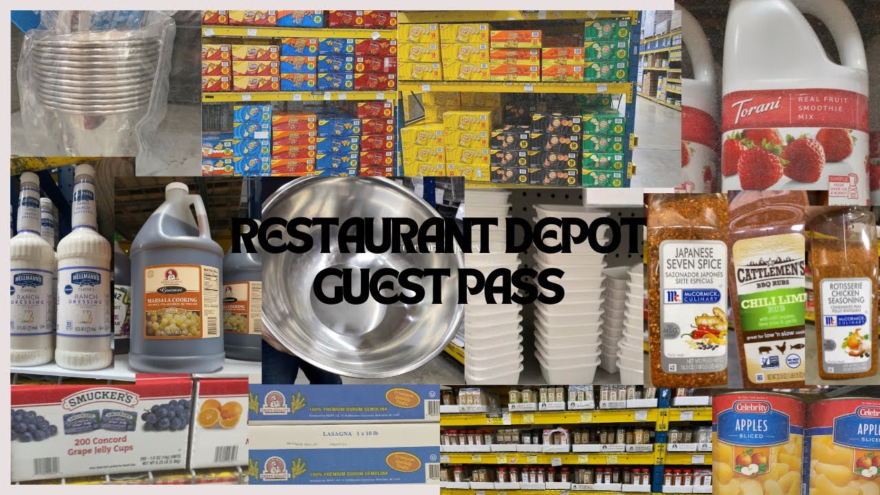 RESTAURANT DEPOT SHOP WITH ME - GUEST PASS