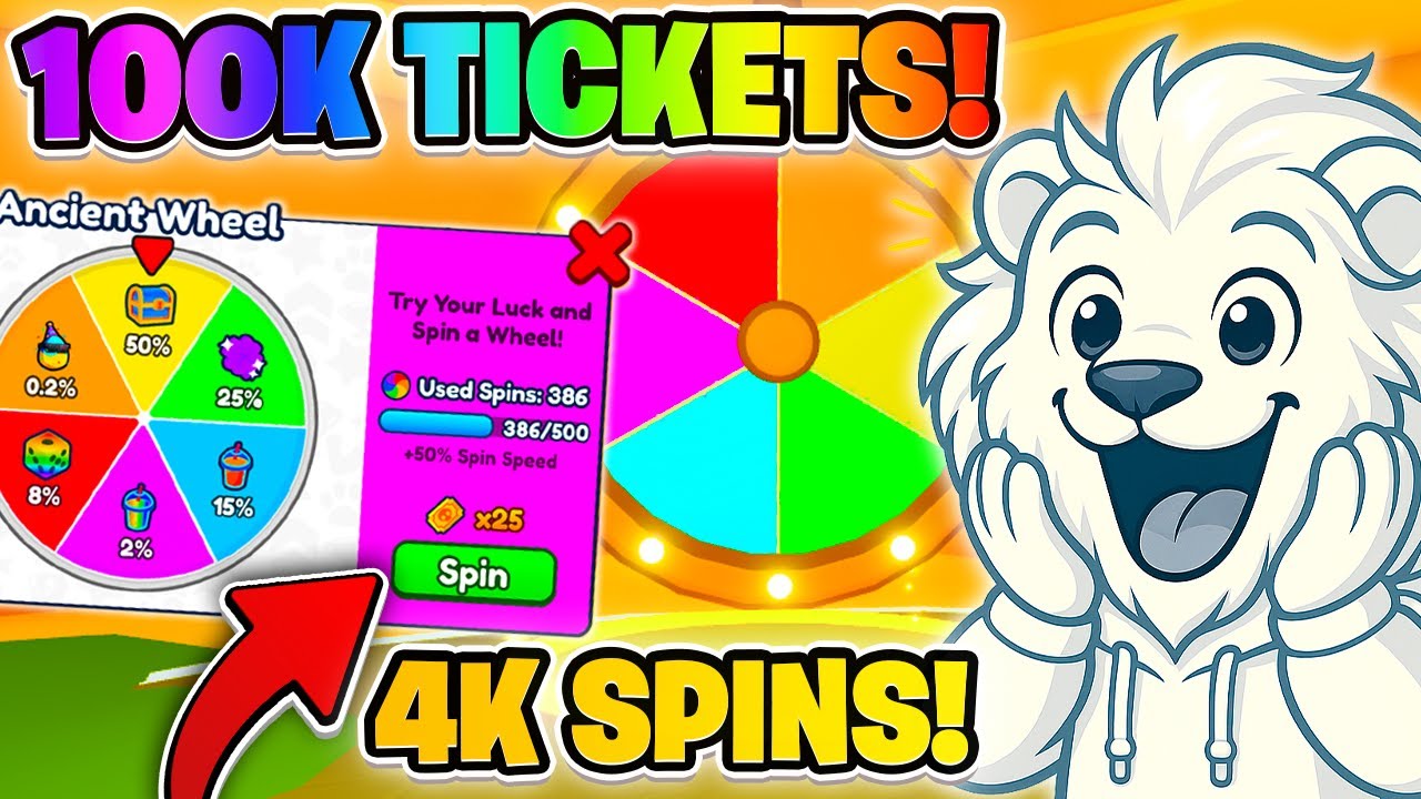 🎡 I Spent 100,000 ANCIENT TICKETS On MEGA WHEEL And GOT… In Rebirth Champions ULTIMATE (Roblox)