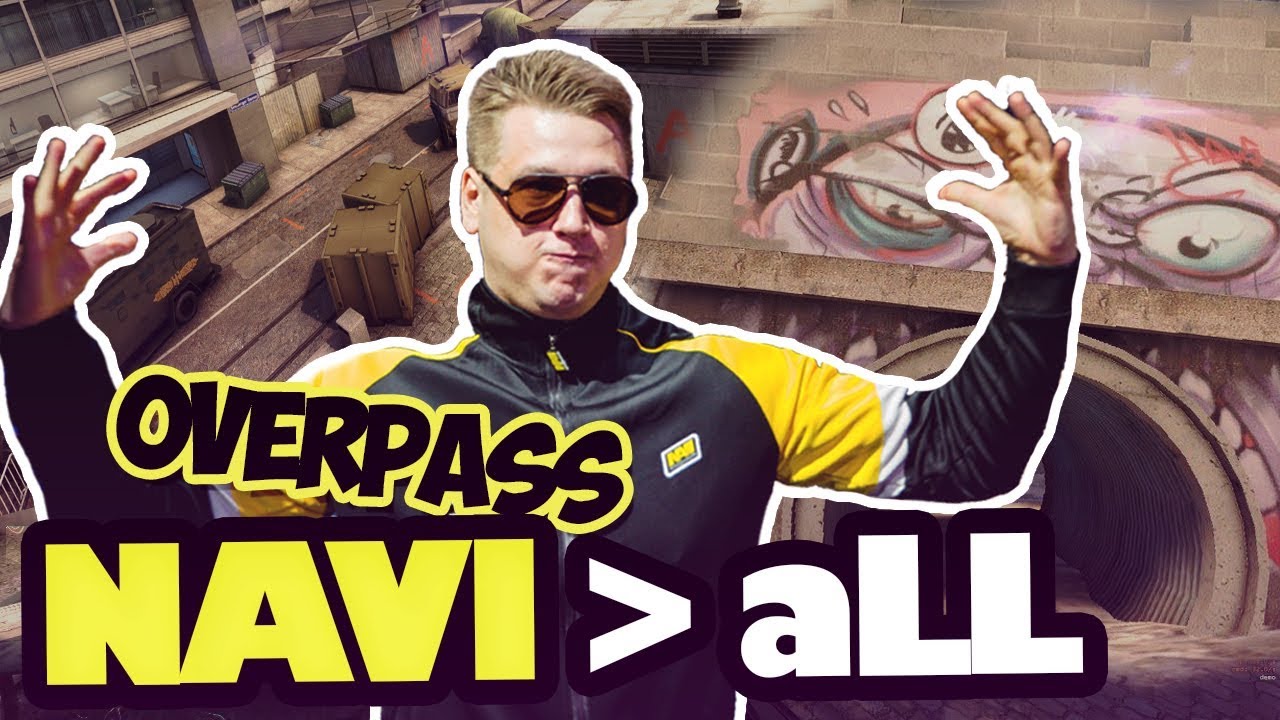 КАК ИГРАЮТ NAVI CS:GO НА OVERPASS? ИХ РАУНДЫ И ФИШКИ