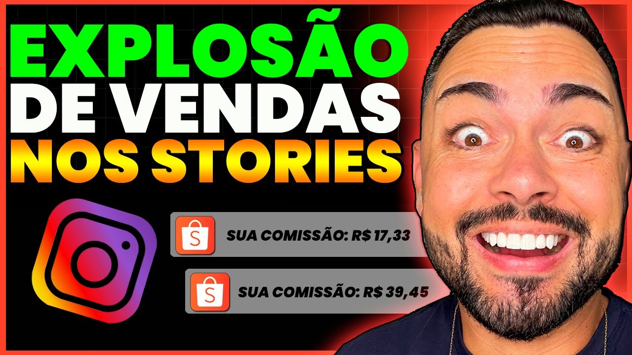 Afiliado Shopee: MELHOR ESTRAT&Eacute;GIA para VENDER no Stories do Instagram pelo celular como Afiliado