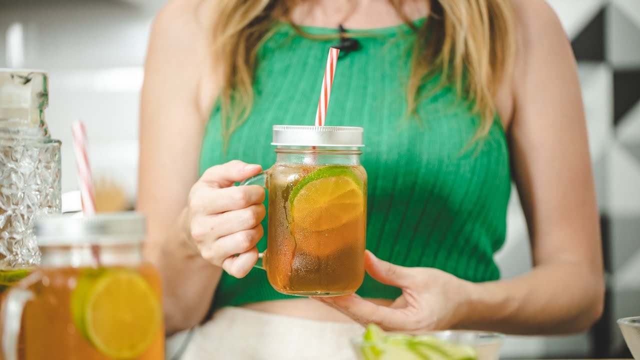 TÉ helado de limón, el mejor para refrescar - sin azúcar!