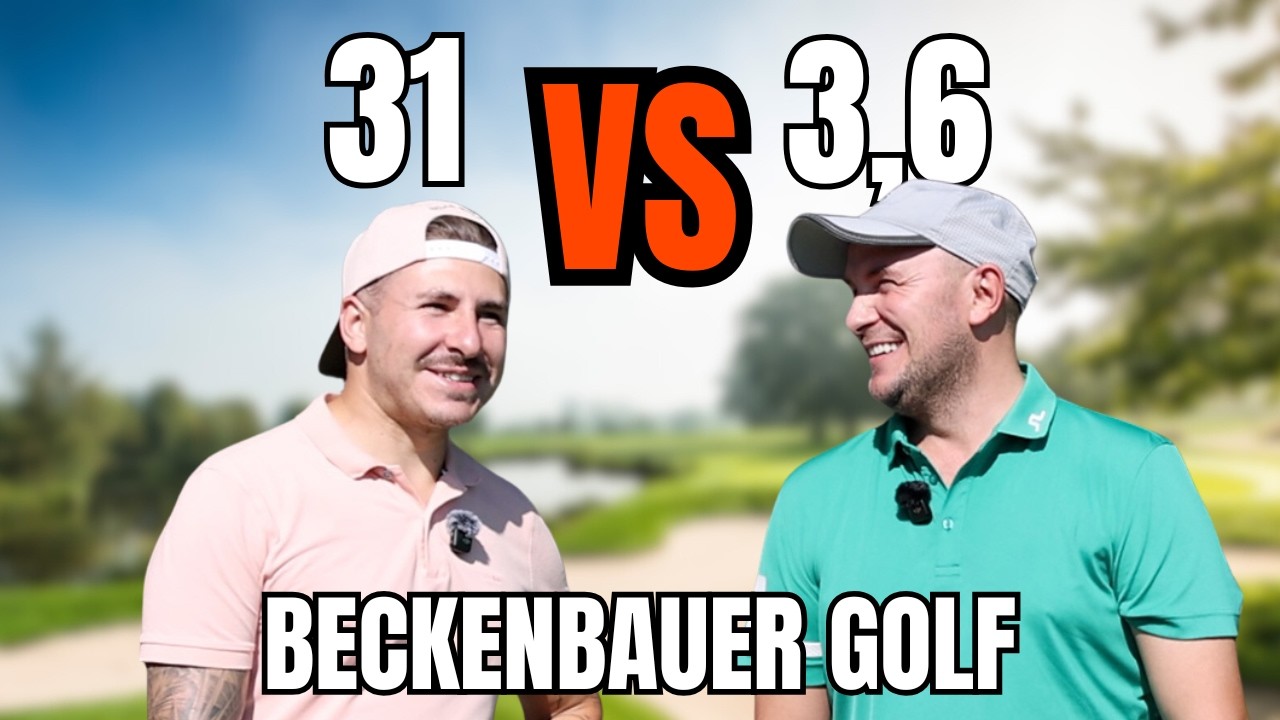 HCP 31 vs 3,6 - Spannendes Duell auf Beckenbauer Golf!