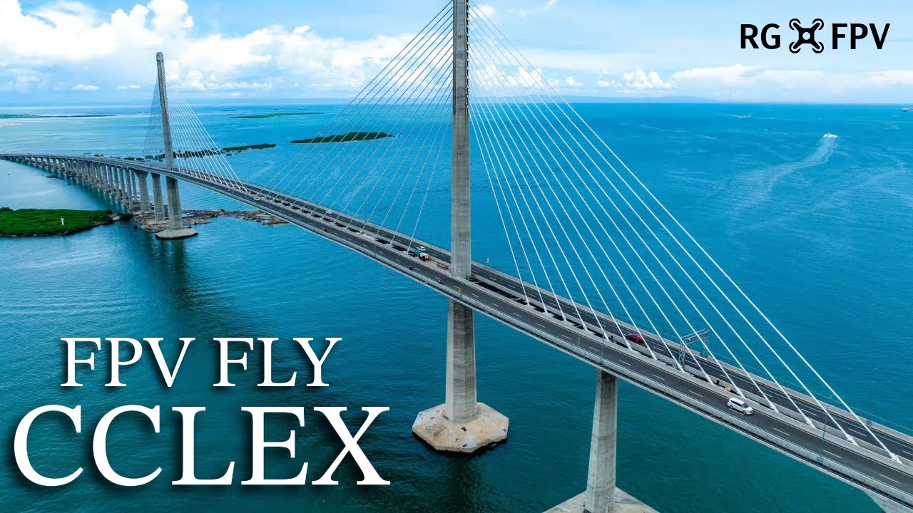 Cebu–Cordova Link Expressway (CCLEX) Philippines 🇵🇭 4K. FPV Drone fly 2024.