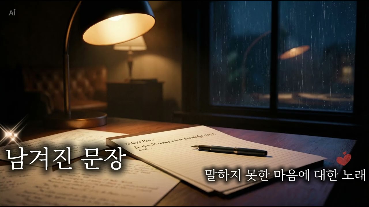남겨진 문장 | 말하지 못한 마음에 대한 노래