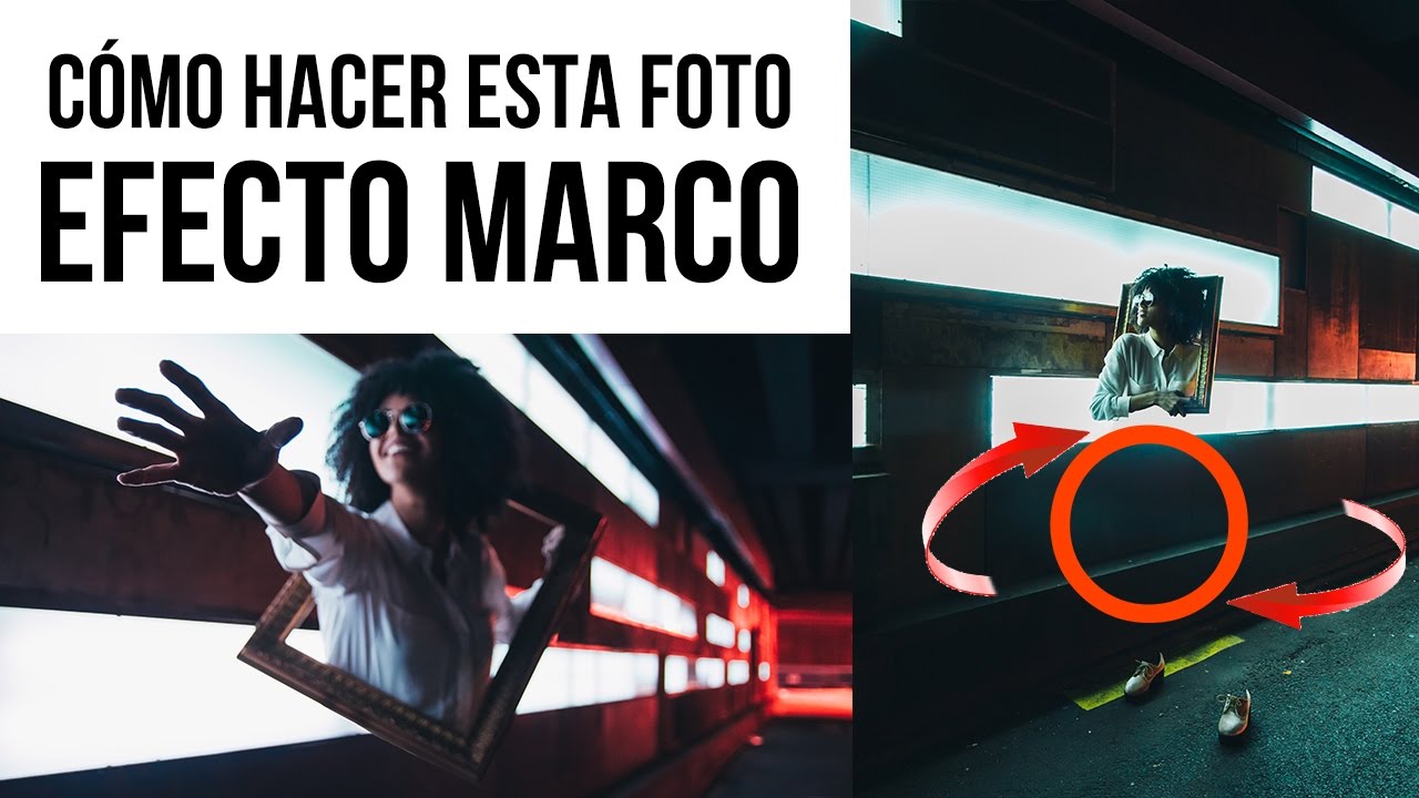 CÓMO HACER Y EDITAR ESTA FOTO // EFECTO SALIENDO DEL MARCO