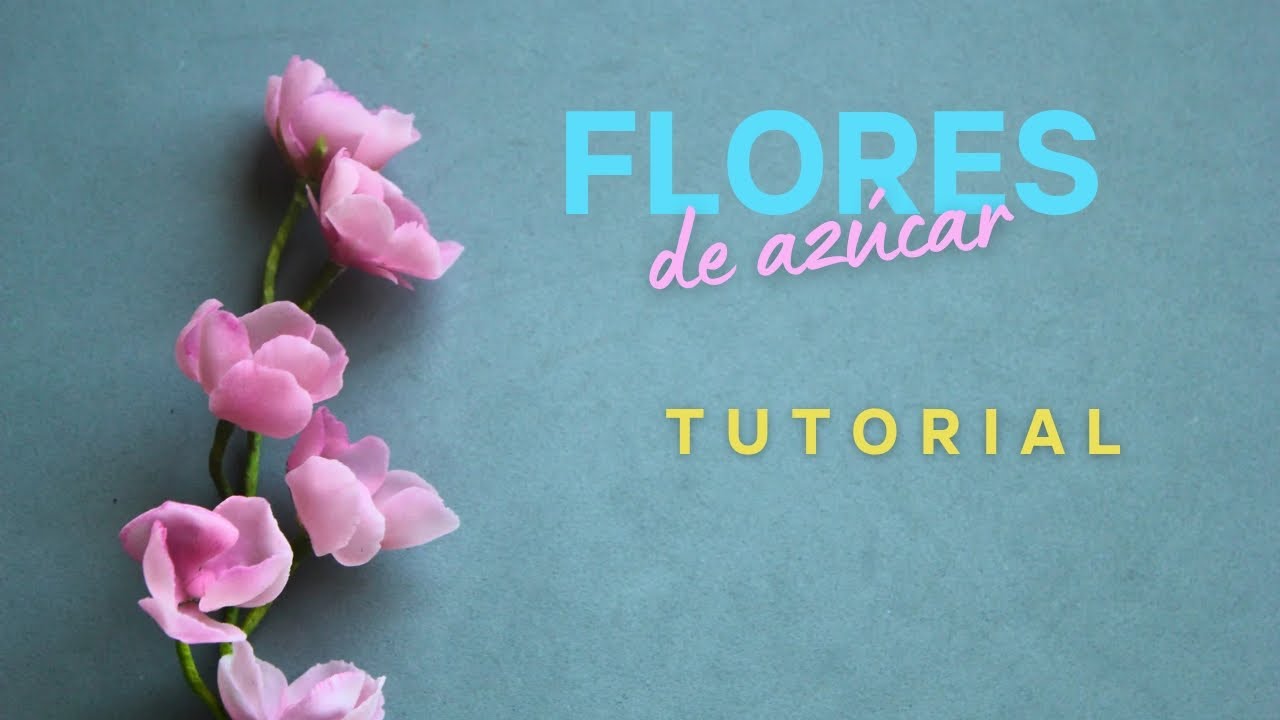 📍Cómo hacer flores de fondant fáciles| Pintamos con un aerógrafo.