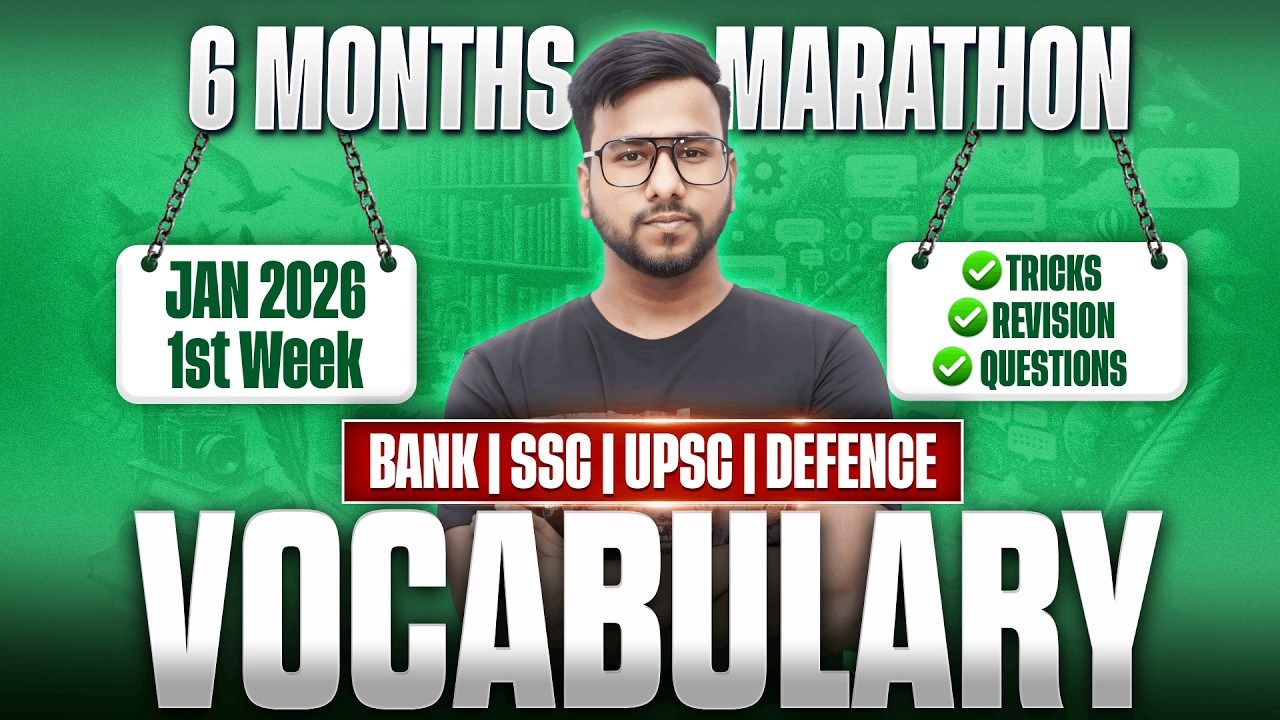 💫 The Hindu Vocabulary 2026 Marathon | ✅ Last 6 Month Vocab Revision | Learn with Tricks & Mnemonics