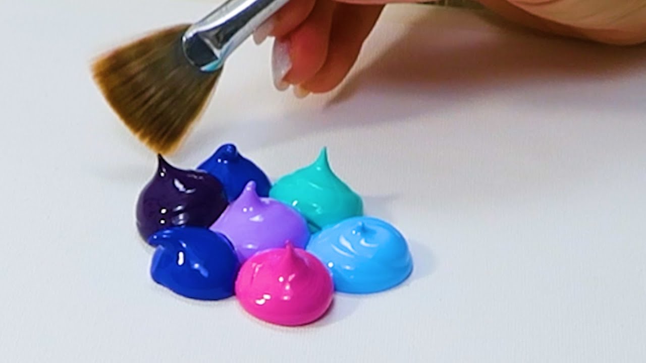 3 Simple Mini Acrylic Painting Ideas on Canvas | Easy Art Compilation | Painting Videos