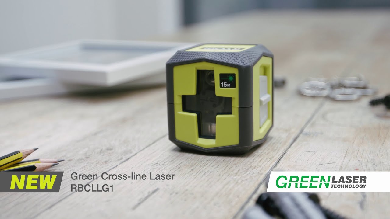 RYOBI's Green Cross-Line Laser [RBCLLG1]