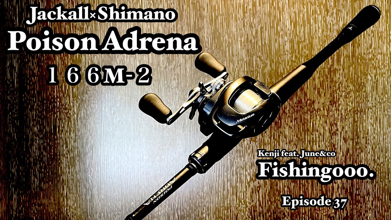 Jackall×Shimano Poison Adrena 166m-2 Review 反発の効いた弾丸キャスト！