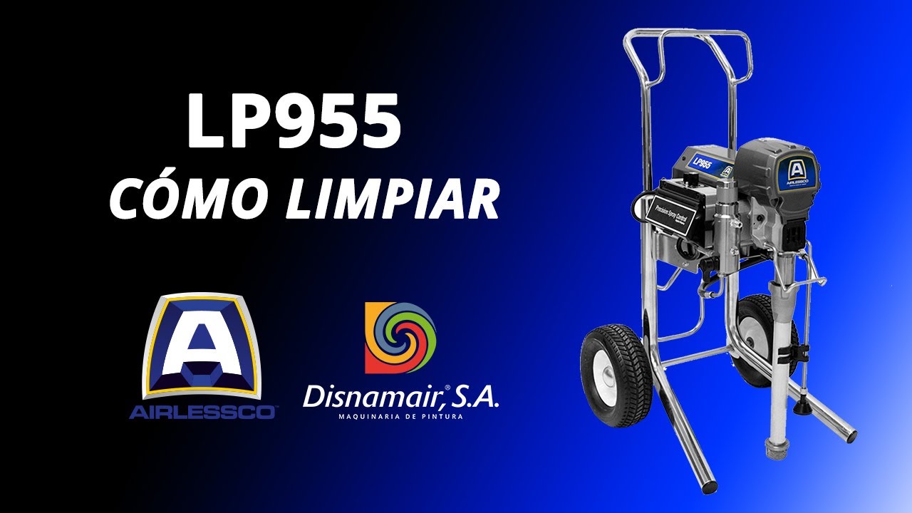 Airlessco LP955 Cómo Limpiar.